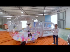 Équipement de jeu de terrain de jeux en plein air Jeux en plein air Rose Bleu Blanc Indoor Bouncy