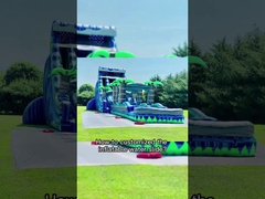 Glissière à eau gonflable