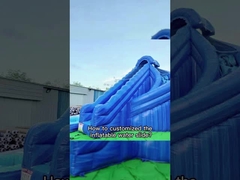 Glissière à eau gonflable