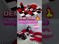 Location de soirée équipement de jeux doux maison gonflable pour enfants terrain de jeux