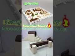 Fabrique Jeu doux Terrain de jeux Café équipement beige Jeu doux intérieur Ronde de balle Pit