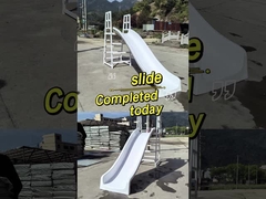 Glissière ondulée personnalisée extérieure pour enfants Glissière de sécurité en plastique populaire Glissière de jeu douce