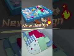 Les enfants jouent à la balle en douceur.