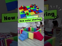 Jeu doux Location d' équipement de grimpeur doux Glisse de grimpeur jouez Blocs de mousse colorés