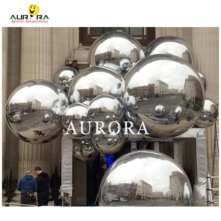 Ballon flottant gonflable extérieur Décoration publicitaire intérieure Disco Ballon miroir