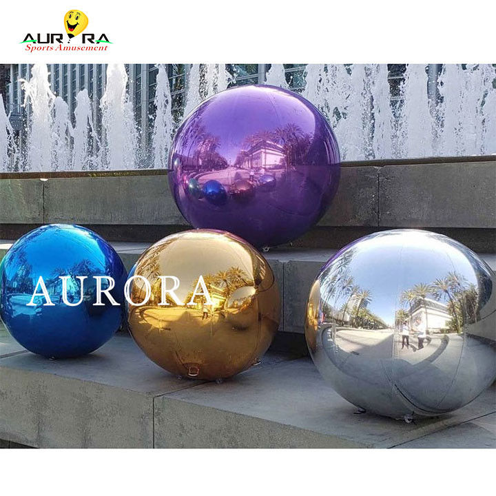 Ballon flottant gonflable extérieur Décoration publicitaire intérieure Disco Ballon miroir