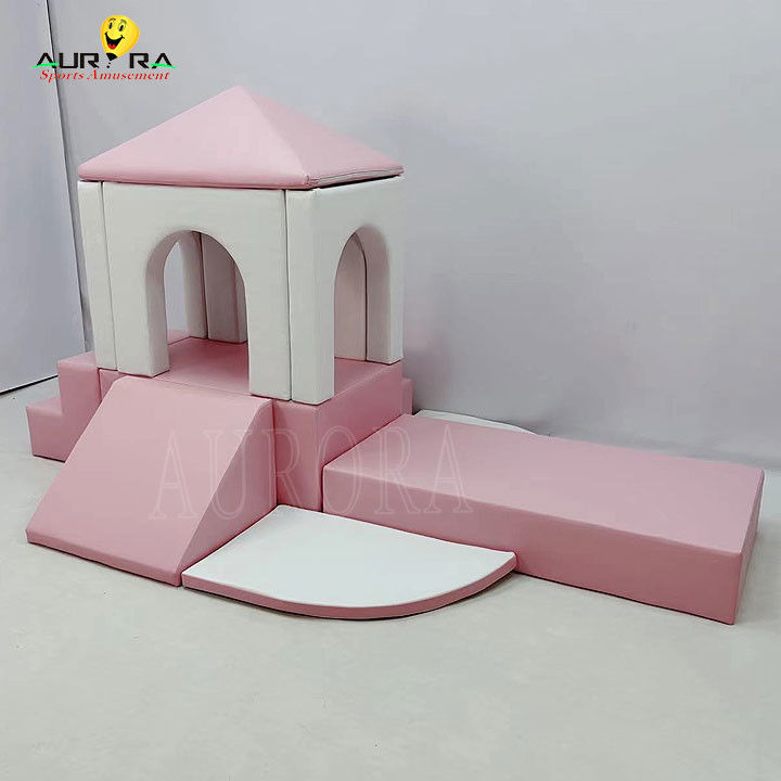 Jeux doux Jeux pastel Montez et jouez Blocs doux Rose Blanc Fleur Mini