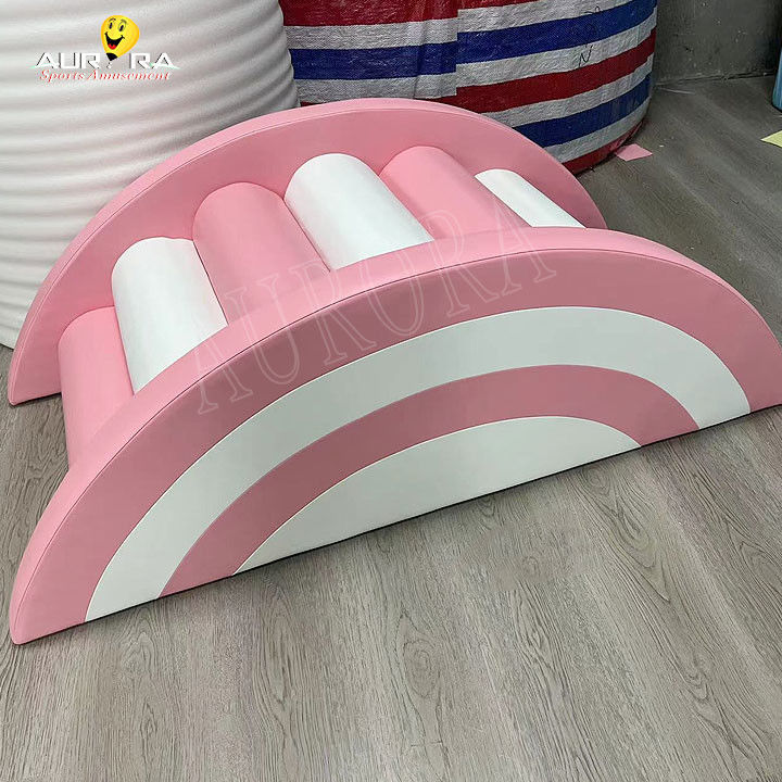 Jeux doux Jeux pastel Montez et jouez Blocs doux Rose Blanc Fleur Mini