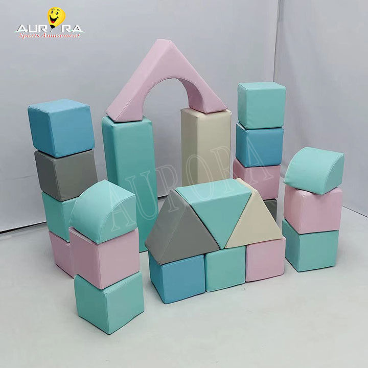 Pastel Baby Soft Play Blocs d'escalade pour les fêtes Location d'équipements de jeu doux personnalisés