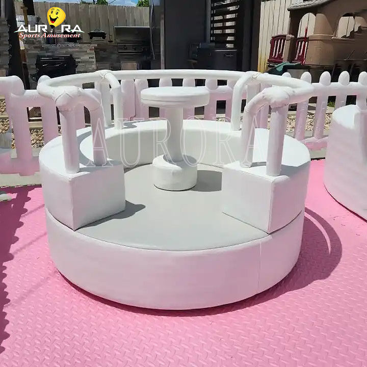Ensemble de jeux en rose blanc et blanc pour les enfants