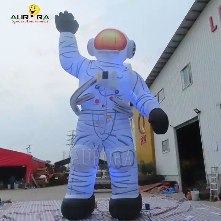 20 pieds de hauteur géant gonflable astronaute scène publicité gonflables aériens
