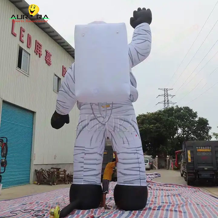 20 pieds de hauteur géant gonflable astronaute scène publicité gonflables aériens