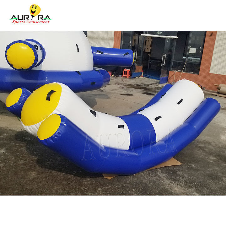 Couleur personnalisée PVC gonflable hydraulique balançoire à double balançoire jouet à eau