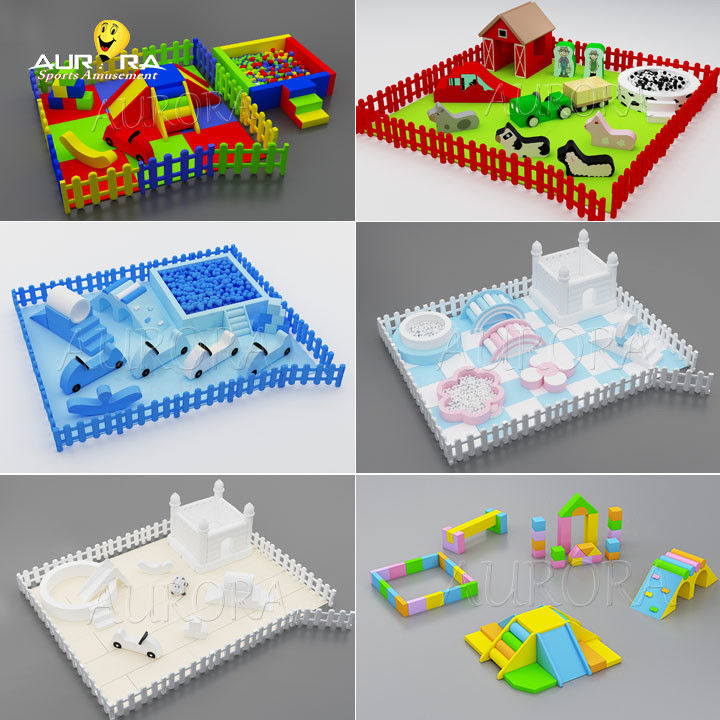 Équipement de jeu pour enfants blanc Terrain de jeux intérieur et extérieur avec maison en rebond