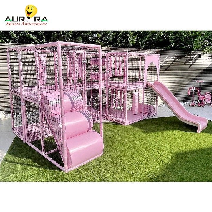 Jeux doux, terrain de jeux pour enfants, intérieur, extérieur, rose pastel, à vendre, salle sensorielle