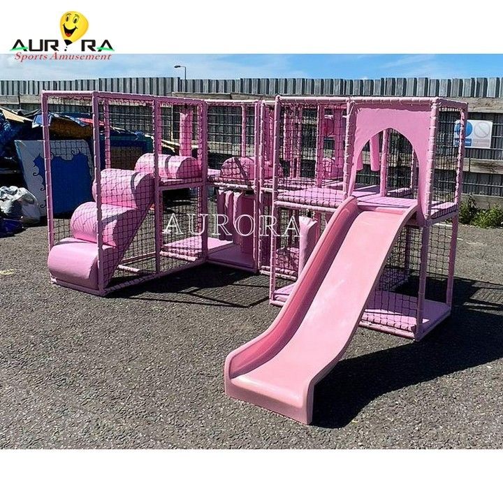 Jeux doux, terrain de jeux pour enfants, intérieur, extérieur, rose pastel, à vendre, salle sensorielle