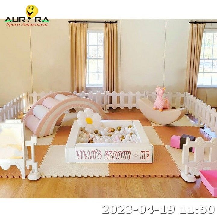 Vente à chaud bronzage Beige jeu de jeu de jeu de tunnel pour enfants équipement d'intérieur