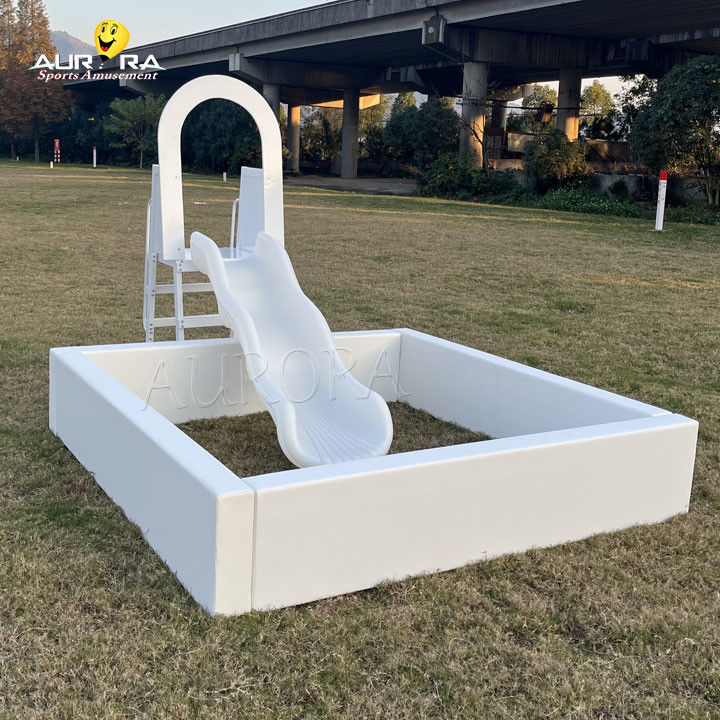 Équipement de jeu gonflable en bois pour enfants, ensemble de dôme à bulles, château gonflable, videur, blanc