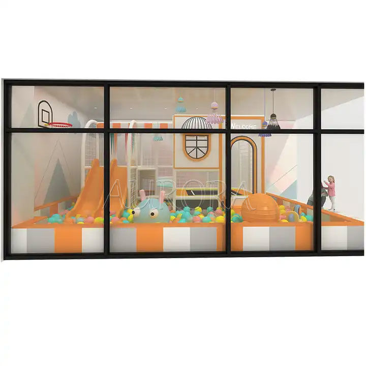 Thème de bonbons pour enfants Équipement de jeux doux intérieur Couleur personnalisable