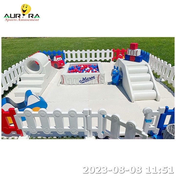 Équipement de jeu en douceur Slide Indoor Soft Play For Kids Équipement de jeu en douceur Brown