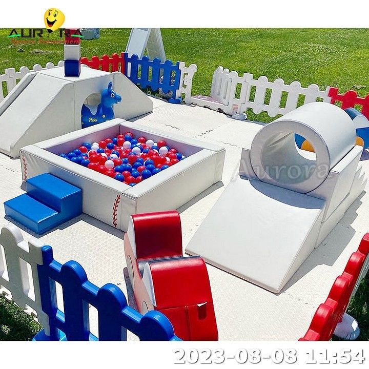 Équipement de jeu en douceur Slide Indoor Soft Play For Kids Équipement de jeu en douceur Brown