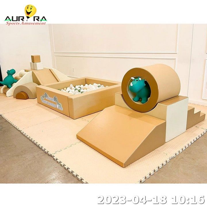 Porte de jeux douce salle de jeux extérieure terrain de jeux pour enfants neutre en intérieur Jeux doux pour enfants