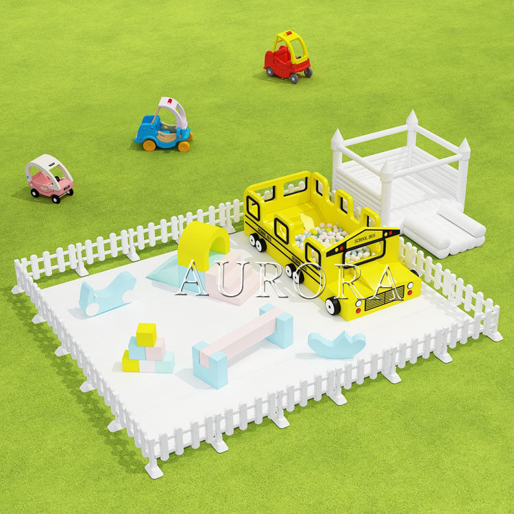 Paquet de jeux doux Blocs d'escalade Équipement de jeu jaune blanc