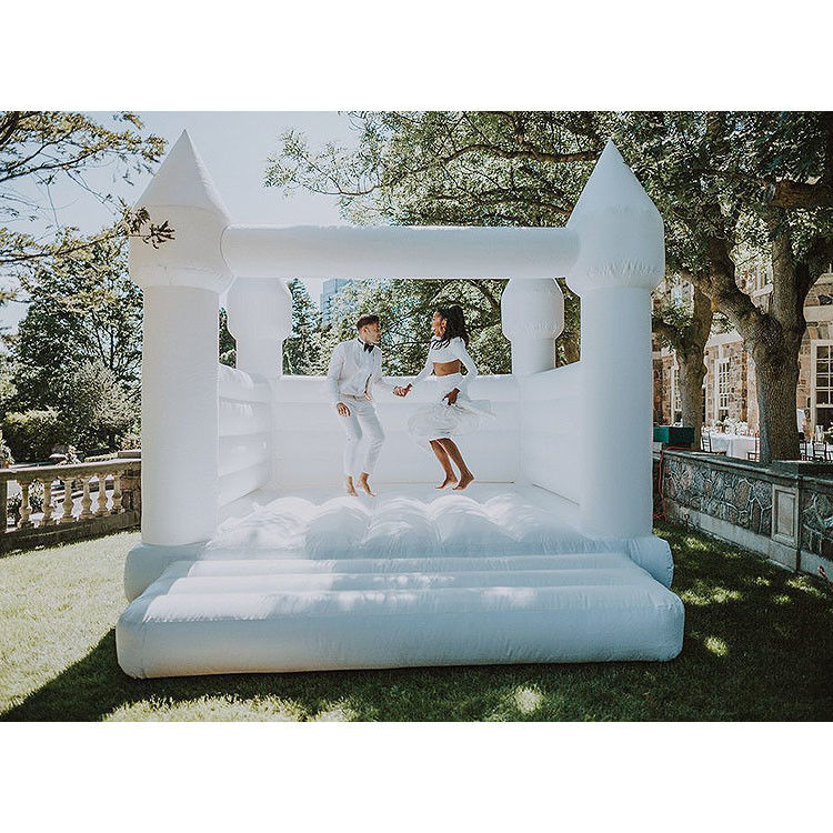 Décoration de mariage Château gonflable blanc gonflable maison à vendre