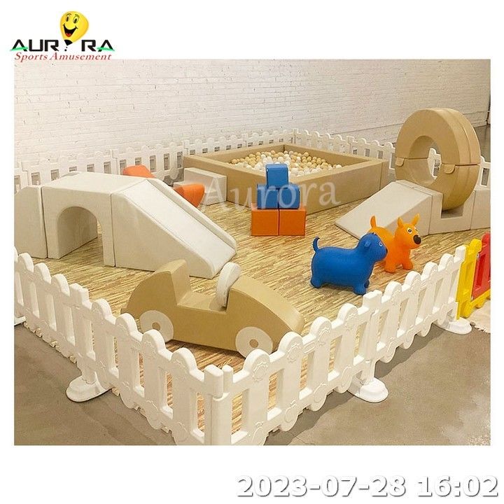 Équipement de jeu intérieur Ensemble de jeux doux pour enfants Ensemble d'escalade doux Pourpre Rose Blanc