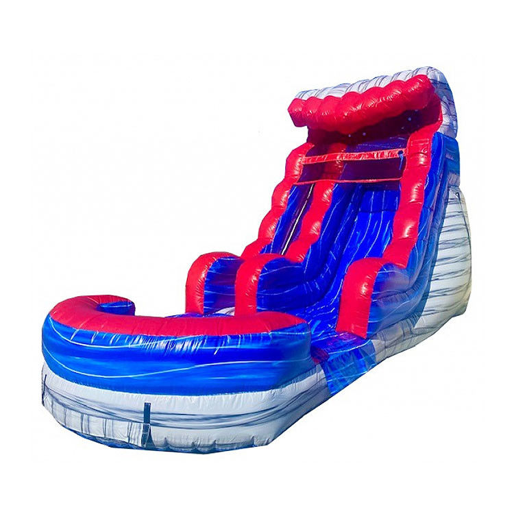 Jouets gonflables accessoires glissières d'eau 22'H violet écraser glissière d'eau gonflables