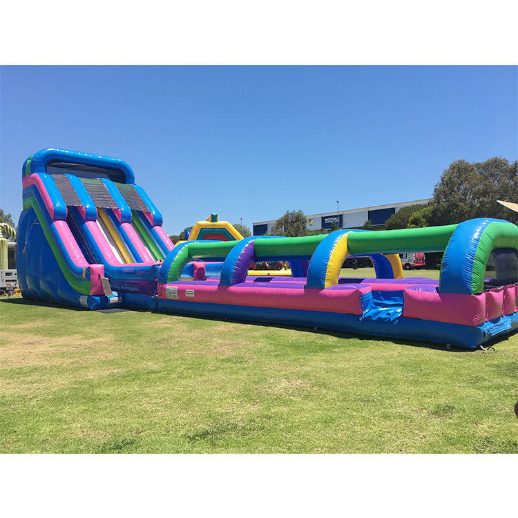 Glissière gonflable à l'eau pour la fête de la glissière de plongée Pvc 18ft Glissière à eau pour la piscine