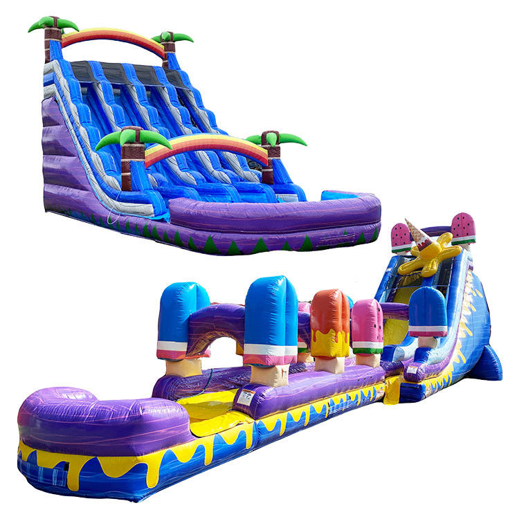Des toboggans gonflables de 31 pieds pour adultes et enfants