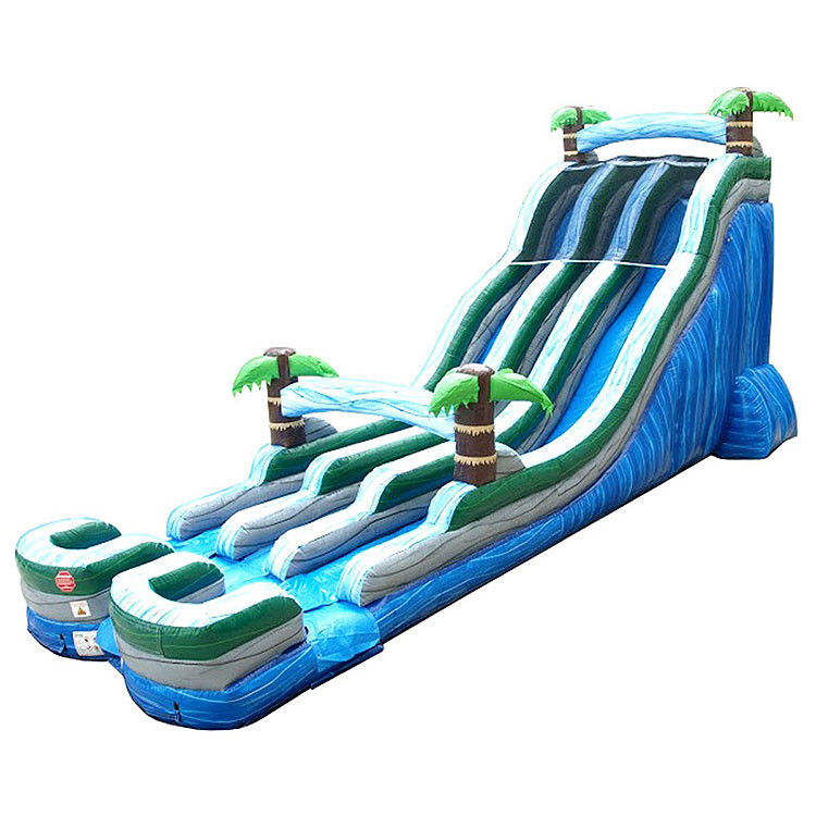Glissière gonflable à l' eau à vendre obstacle de rebond Glissières gonflables à l' eau pour piscine