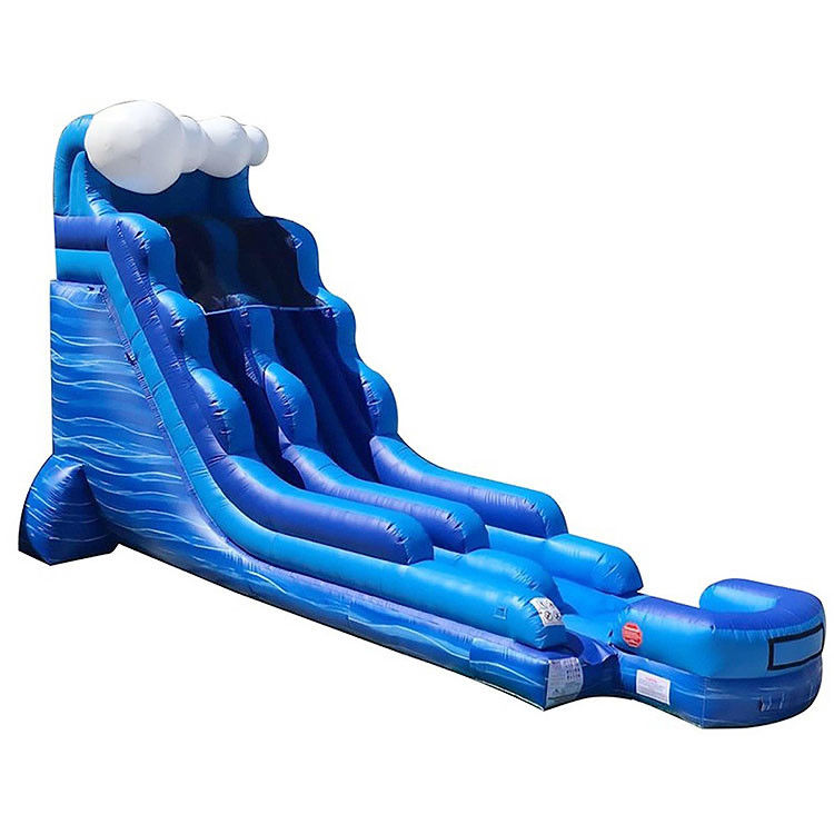 Glissière gonflable à eau piscine grand gardien de porte enfants volcan glisser n glissière de piscine