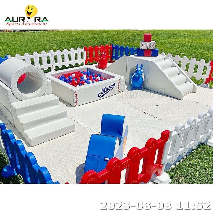 Vente à chaud Jeu souple tapis gonflable Jeu souple espace de jeu pour la fête
