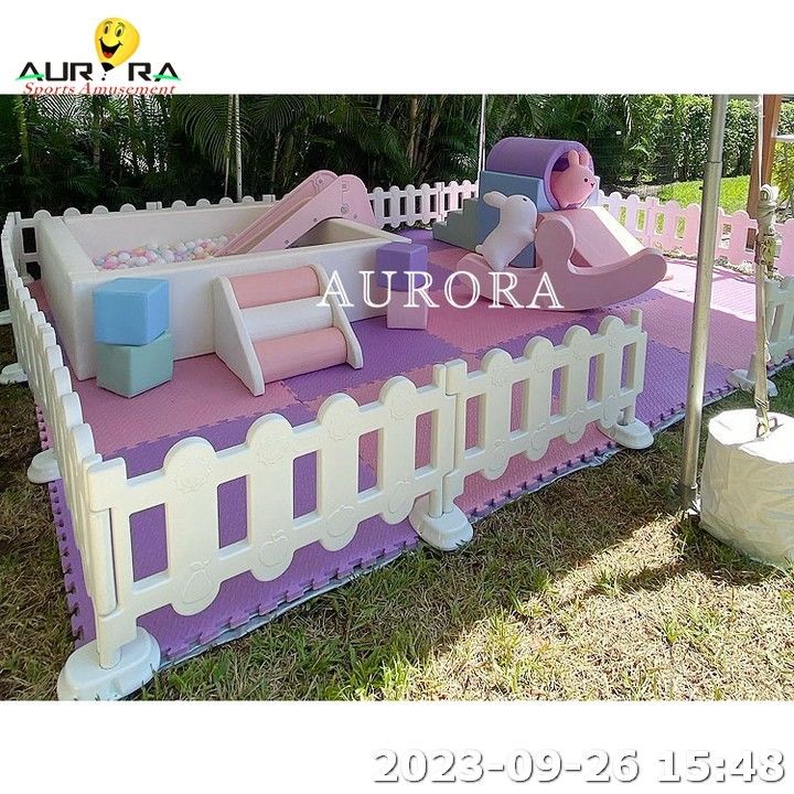 Vente à chaud Jeu souple tapis gonflable Jeu souple espace de jeu pour la fête