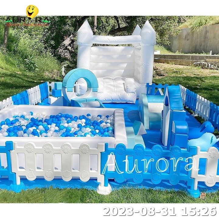Vente à chaud équipement de terrain de jeu zone de jeux douce pour enfants salle de bain de balle trou ensemble