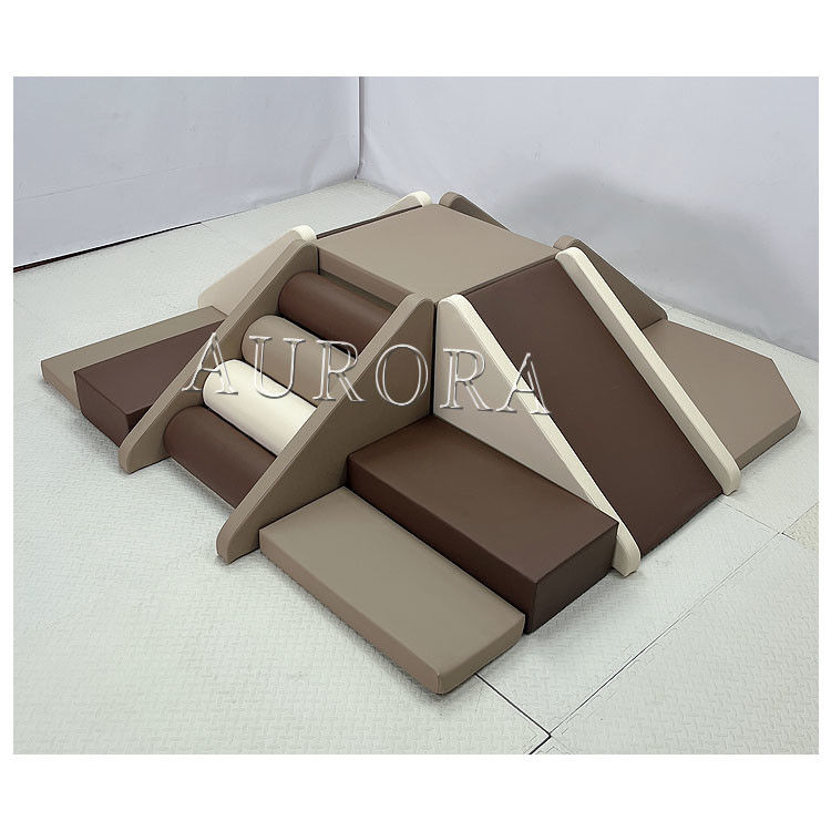 Fabrique Jeu doux Terrain de jeux Café équipement beige Jeu doux intérieur Ronde de balle Pit