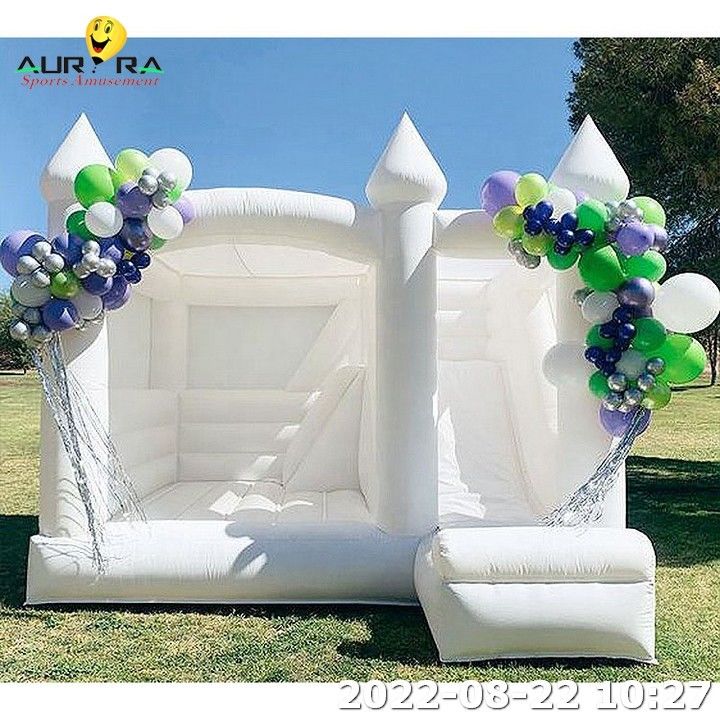 Fête de couleurs maison gonflable pour les enfants mariage château gonflable sauteur
