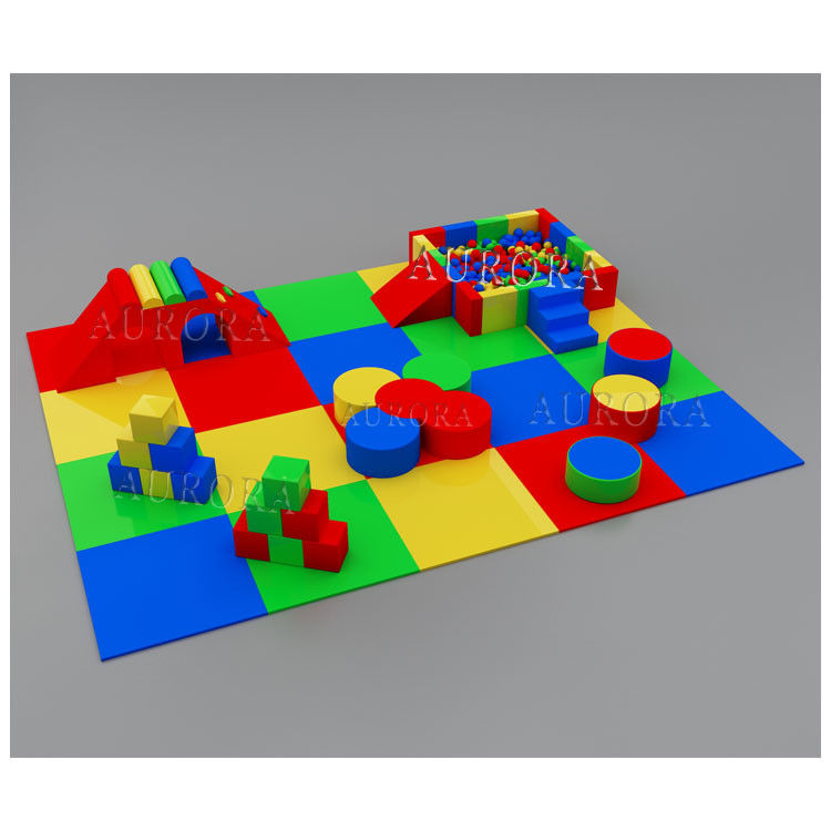 Jeu doux Location d' équipement de grimpeur doux Glisse de grimpeur jouez Blocs de mousse colorés
